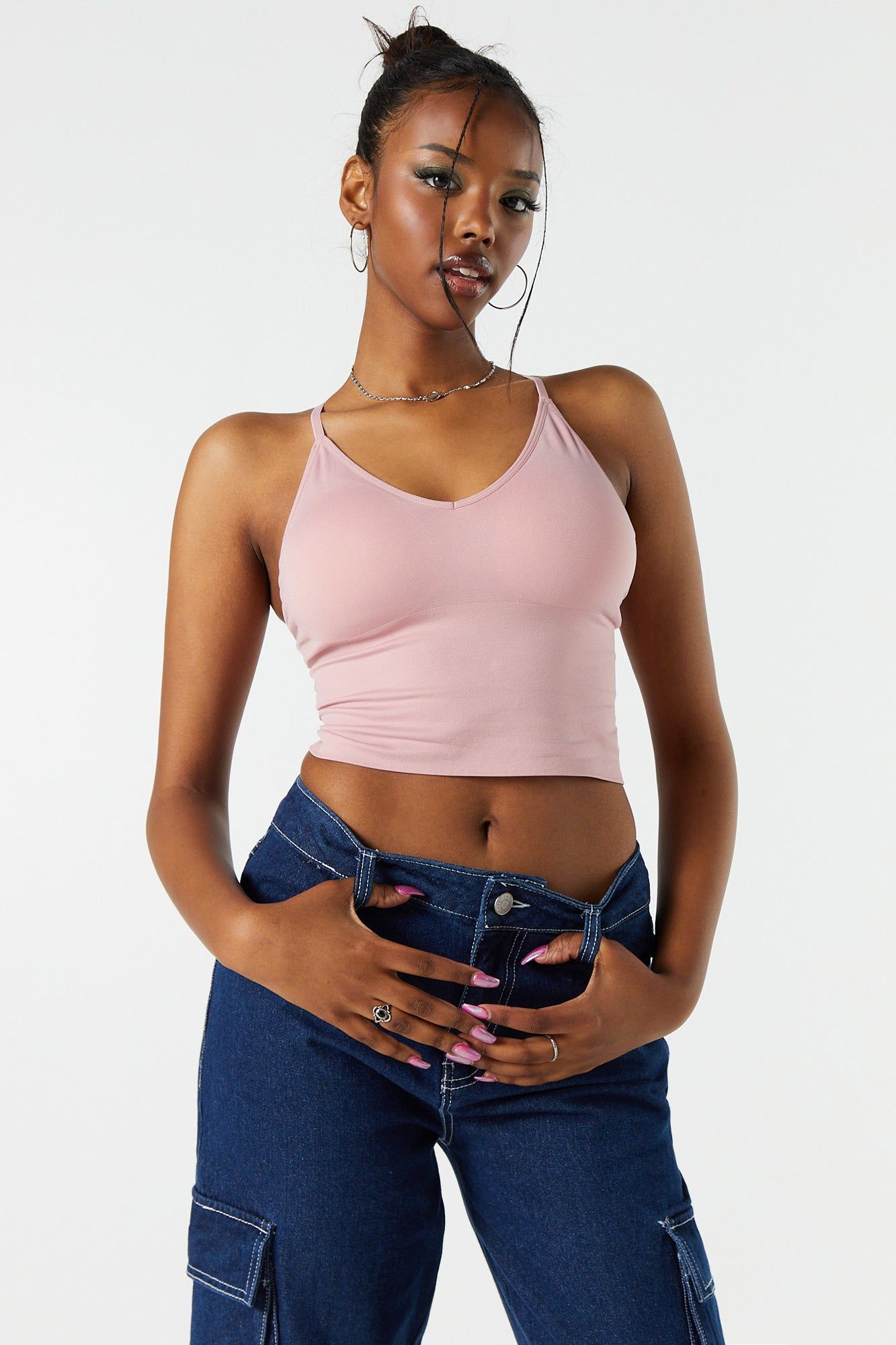 Débardeur coussiné court sans outure sold by Urban Planet