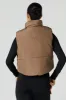 Faux Fur Lined Cropped Puffer Vest sold by Urban Planet