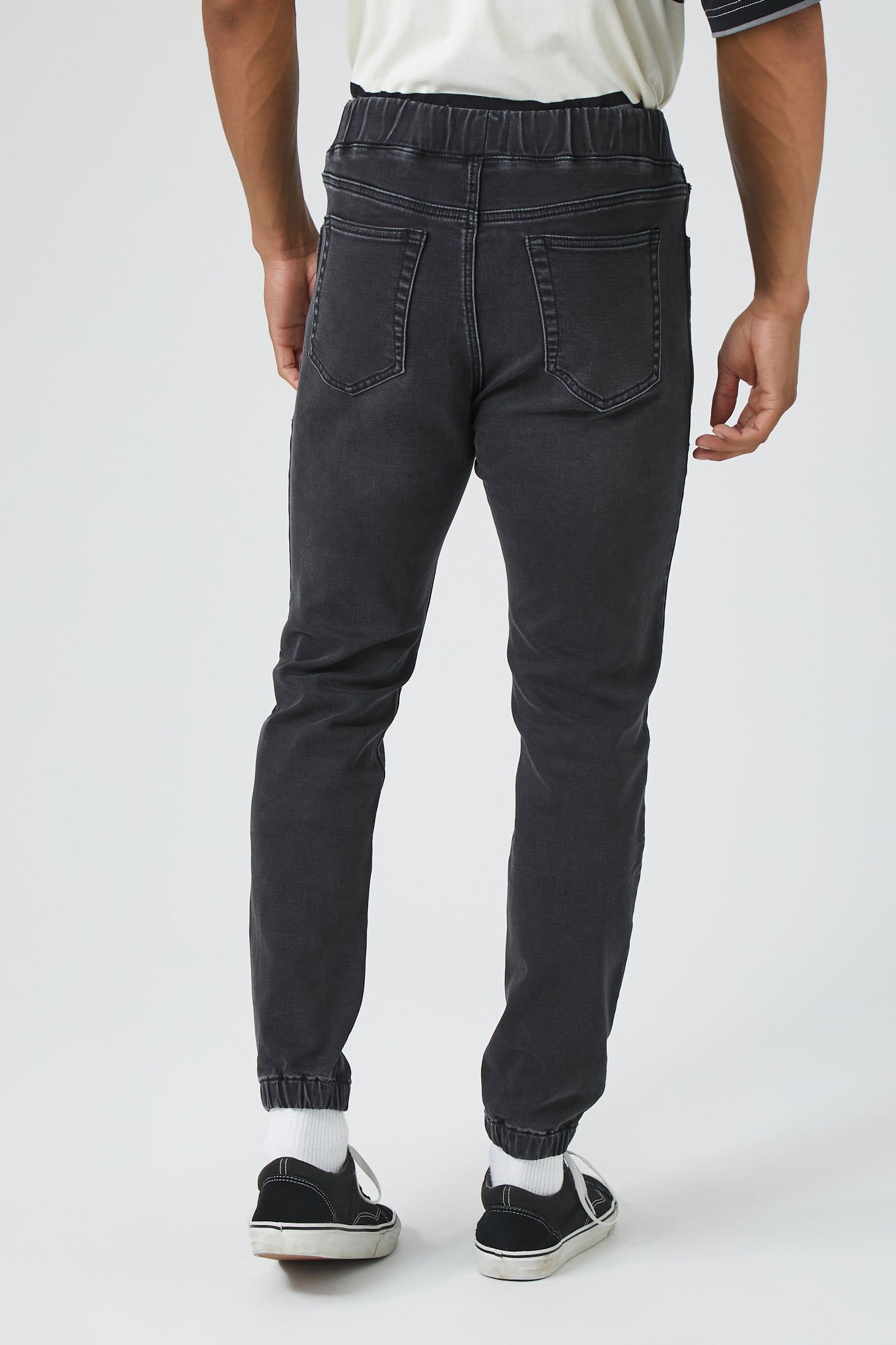 Jogger mince en denim à taille coulissante sold by Urban Planet product image thumbnail 2