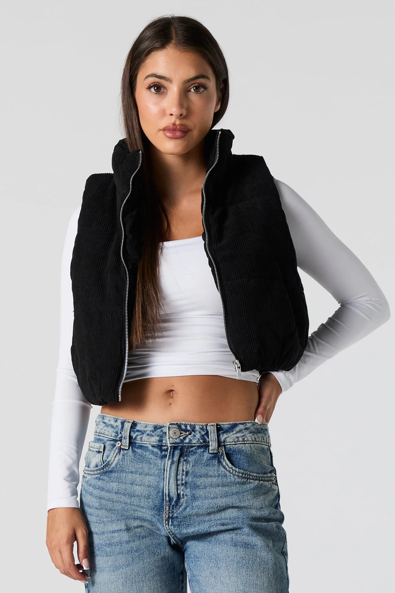 Veste bouffante en velours côtelé sold by Urban Planet product image thumbnail 5