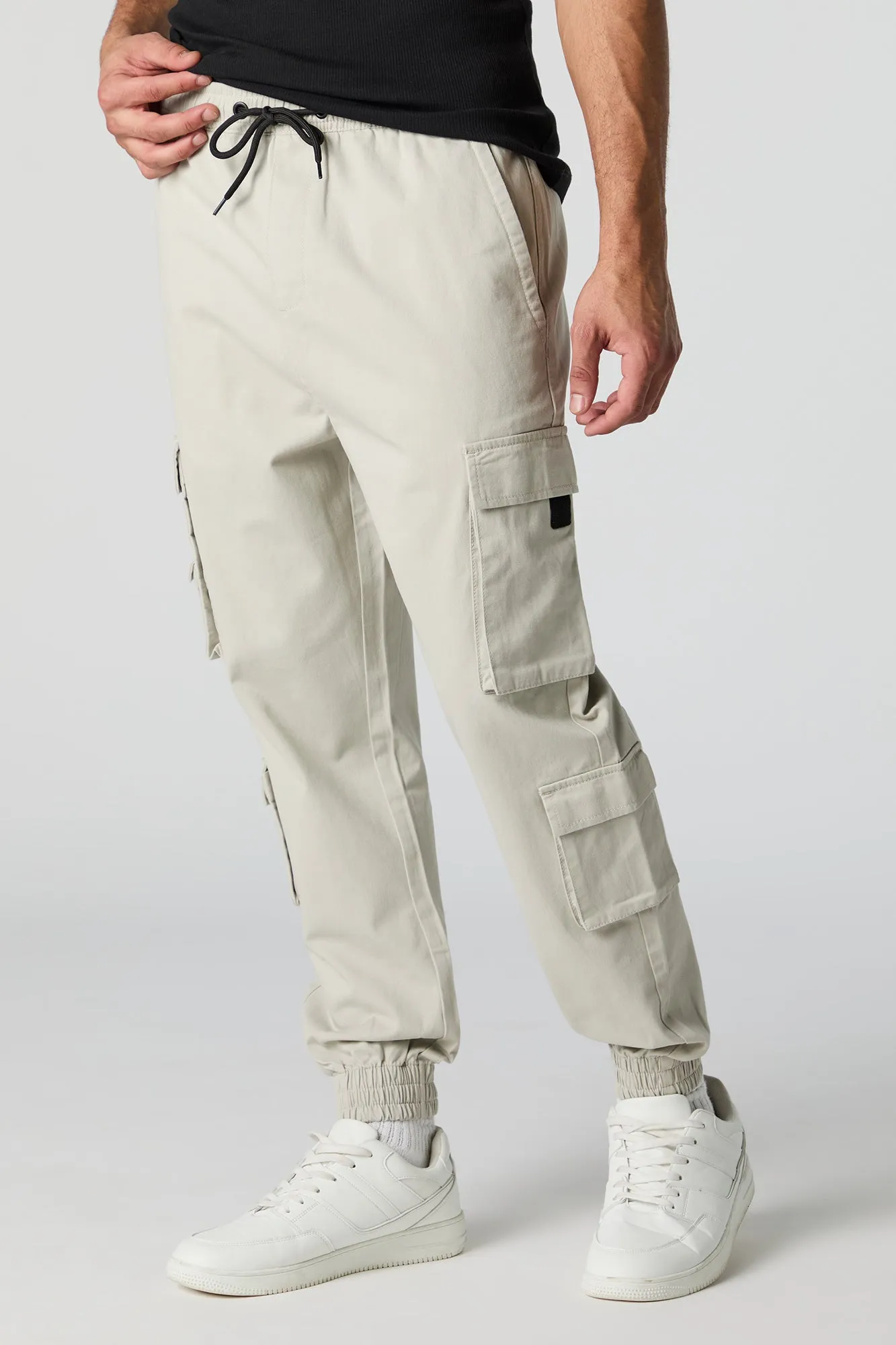 Twill Multi Pocket Drawstring Cargo Jogger sold by Urban Planet product image thumbnail 2