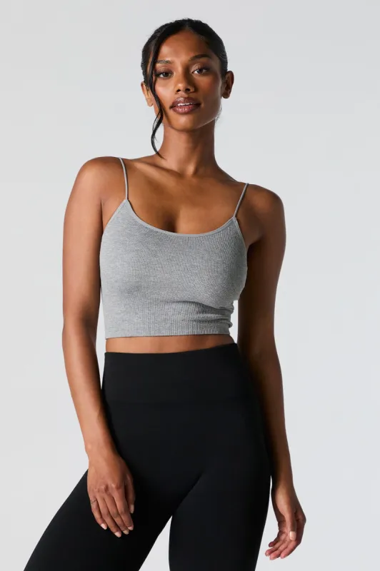 Seamless Ribbed Cropped Bungee Cami sold by Urban Planet
