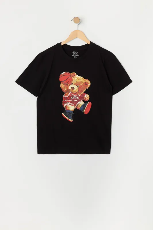 Boys Baller Teddy Graphic T-Shirt sold by Urban Planet