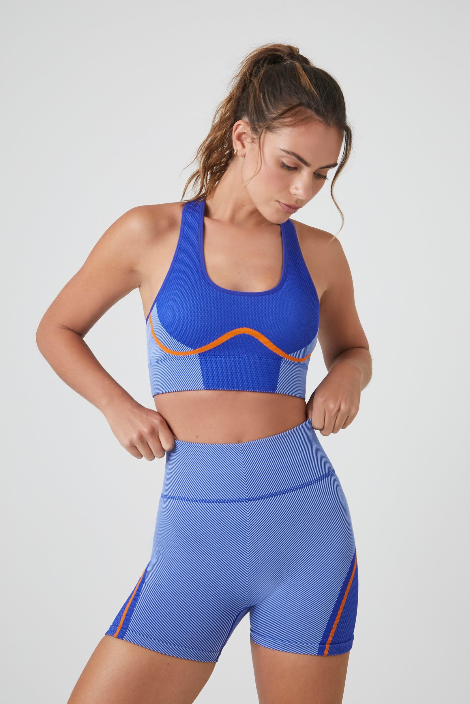 Soutien-gorge de sport sans couture avec blocs de couleurs sold by Urban Planet