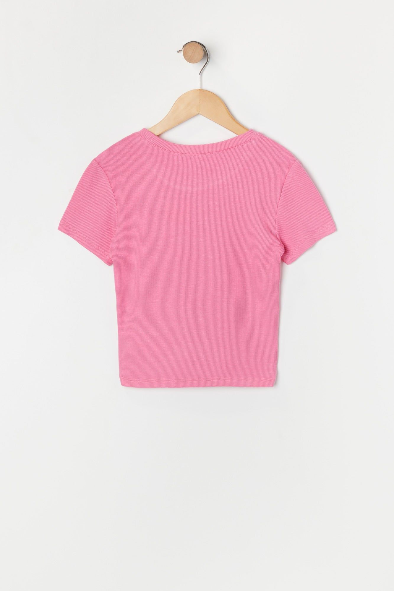 T-shirt ras du cou côtelé ultracourt pour fille sold by Urban Planet product image thumbnail 12
