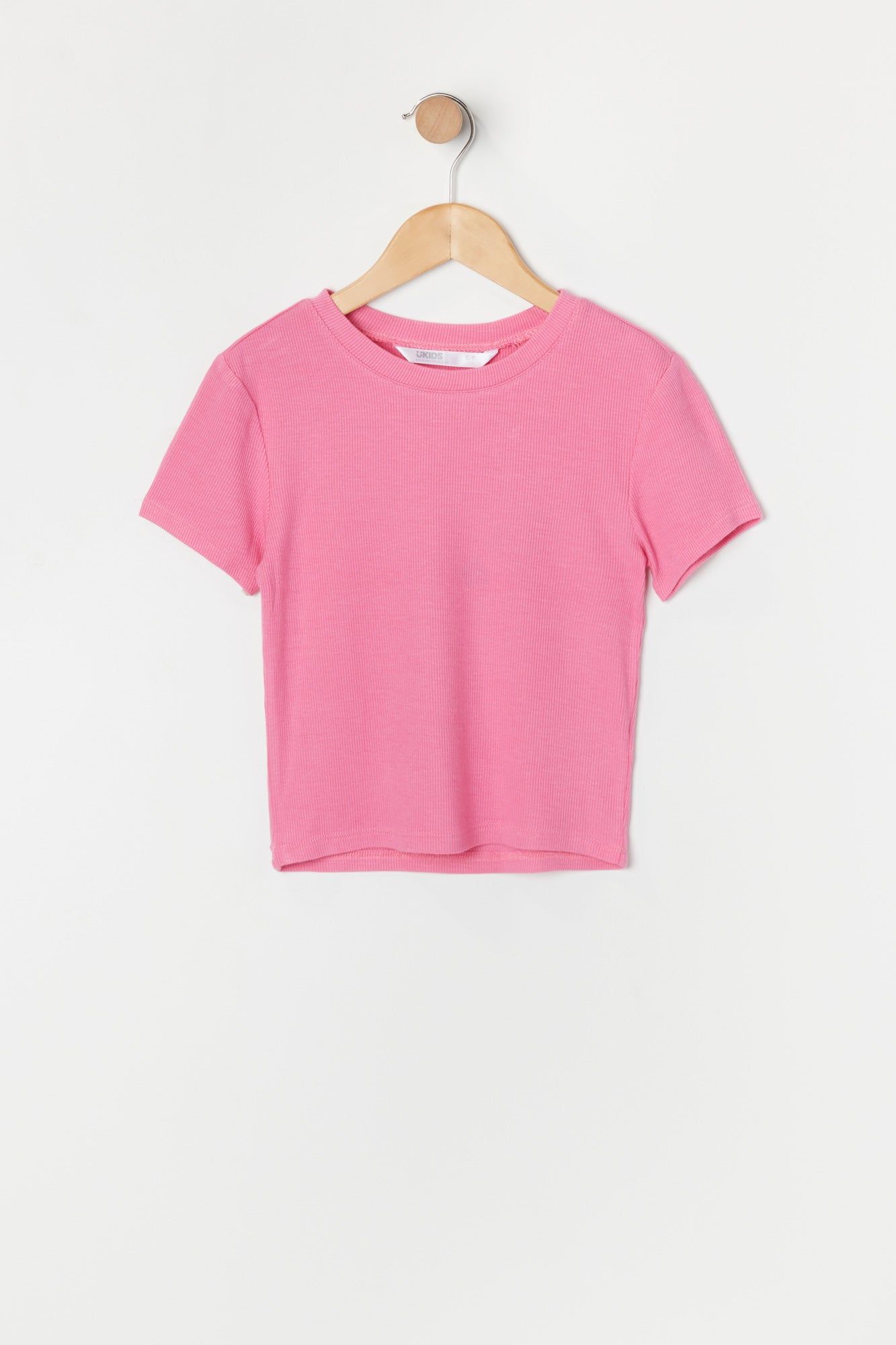 T-shirt ras du cou côtelé ultracourt pour fille sold by Urban Planet product image thumbnail 11