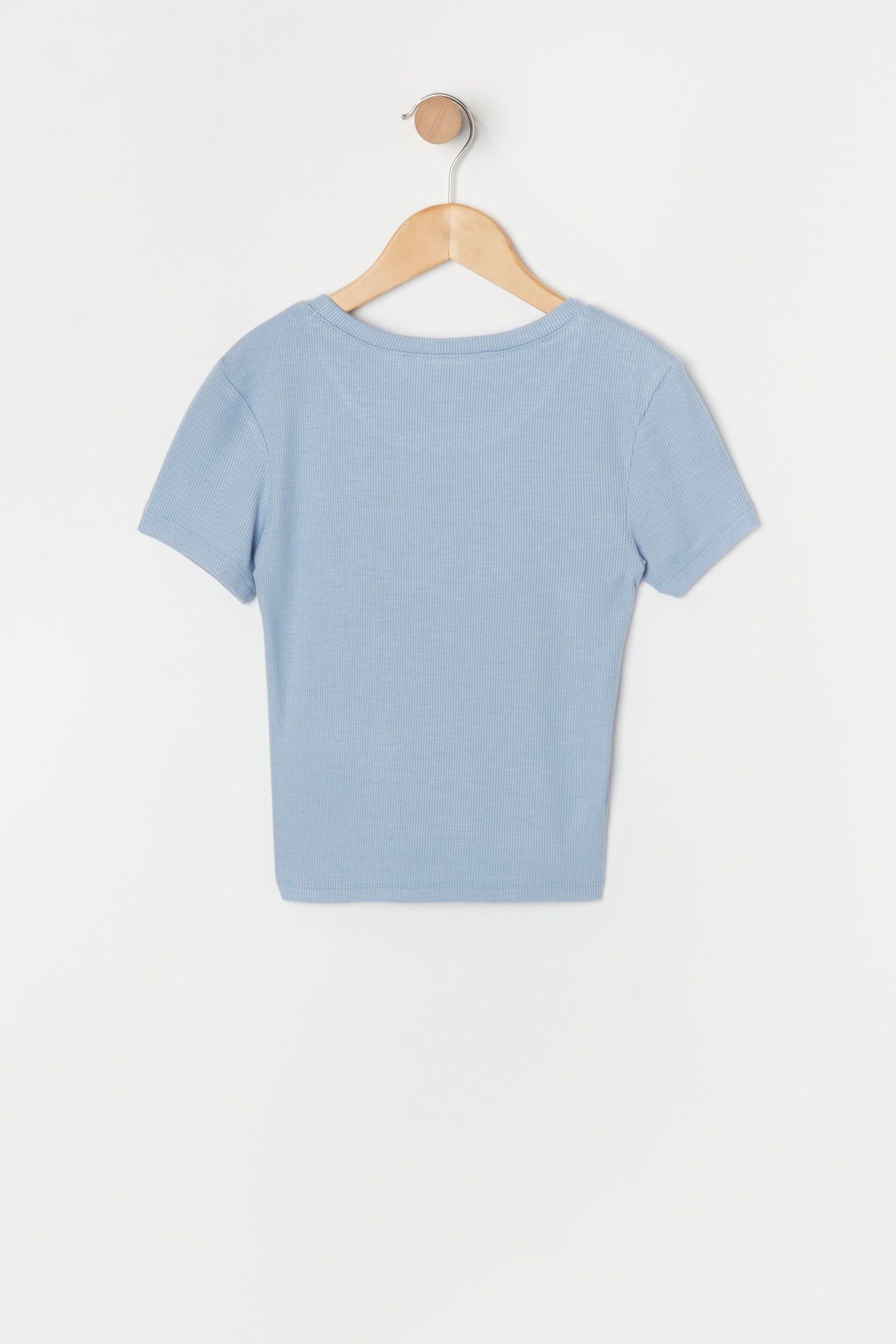 T-shirt ras du cou côtelé ultracourt pour fille sold by Urban Planet product image thumbnail 8