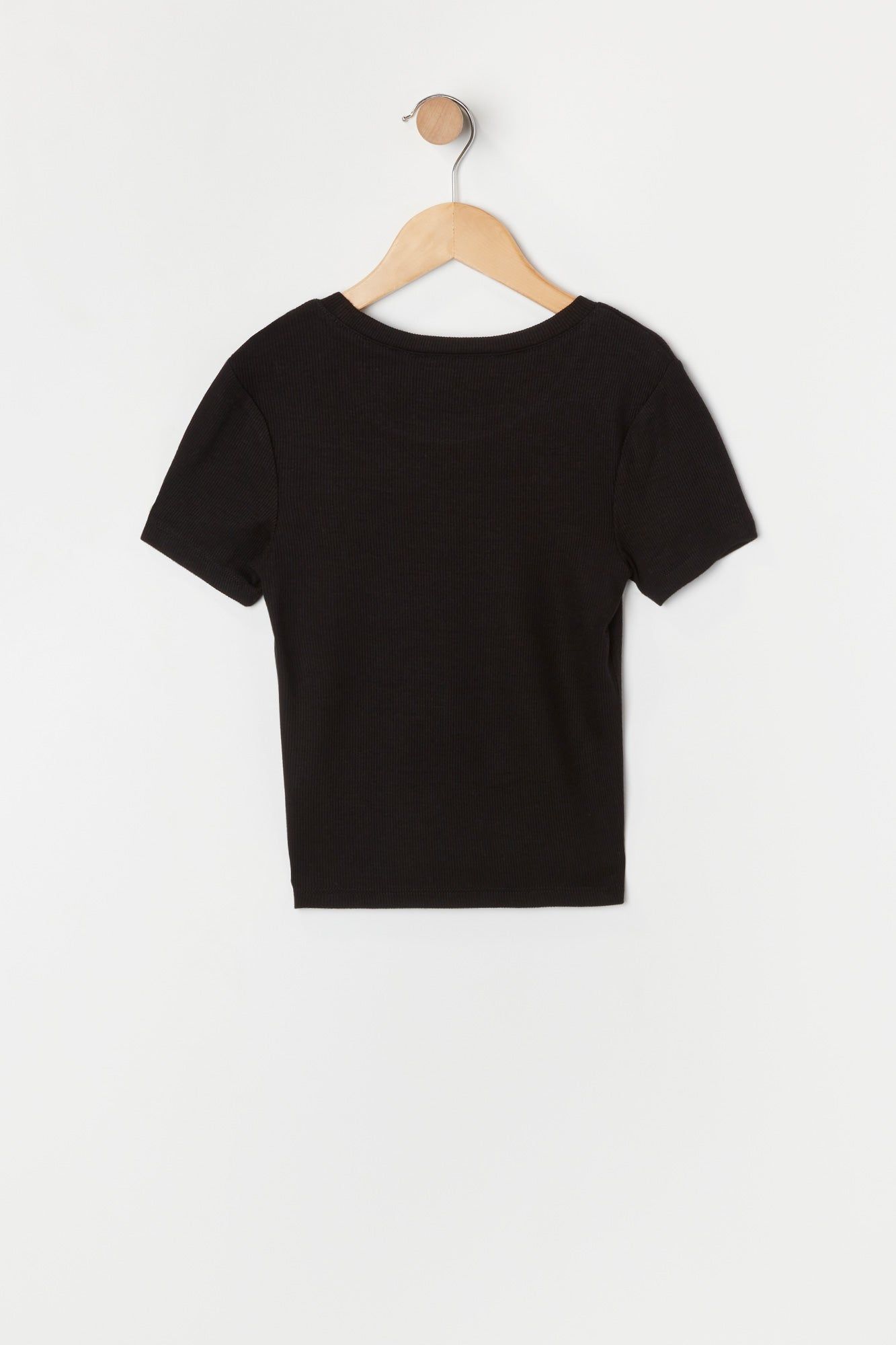 T-shirt ras du cou côtelé ultracourt pour fille sold by Urban Planet product image thumbnail 2