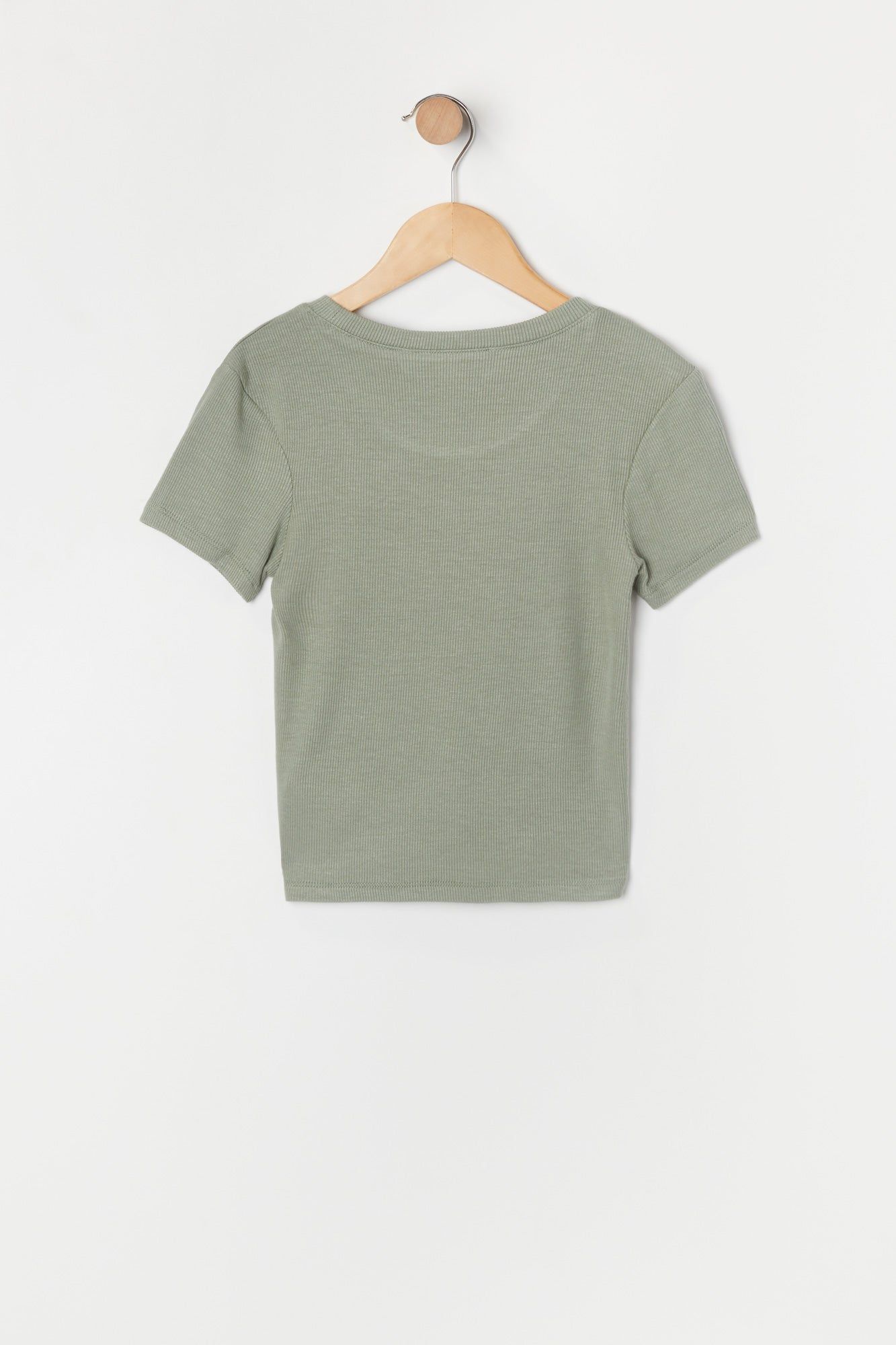 T-shirt ras du cou côtelé ultracourt pour fille sold by Urban Planet product image thumbnail 10