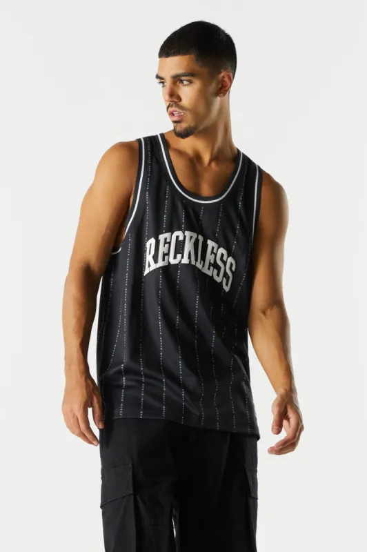 Jersey de basketball à imprimé Reckless sold by Urban Planet