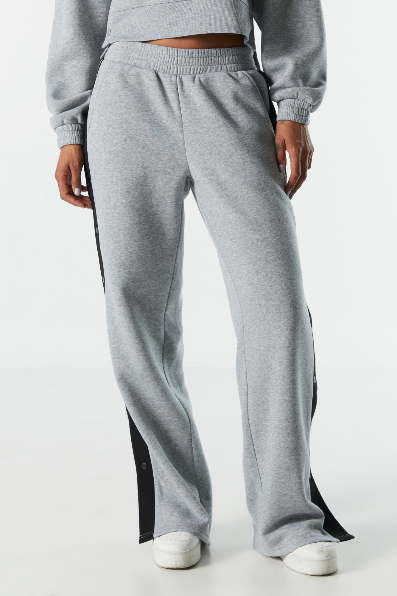 Fleece Striped Buttoned Pant sold by Urban Planet product image thumbnail 2