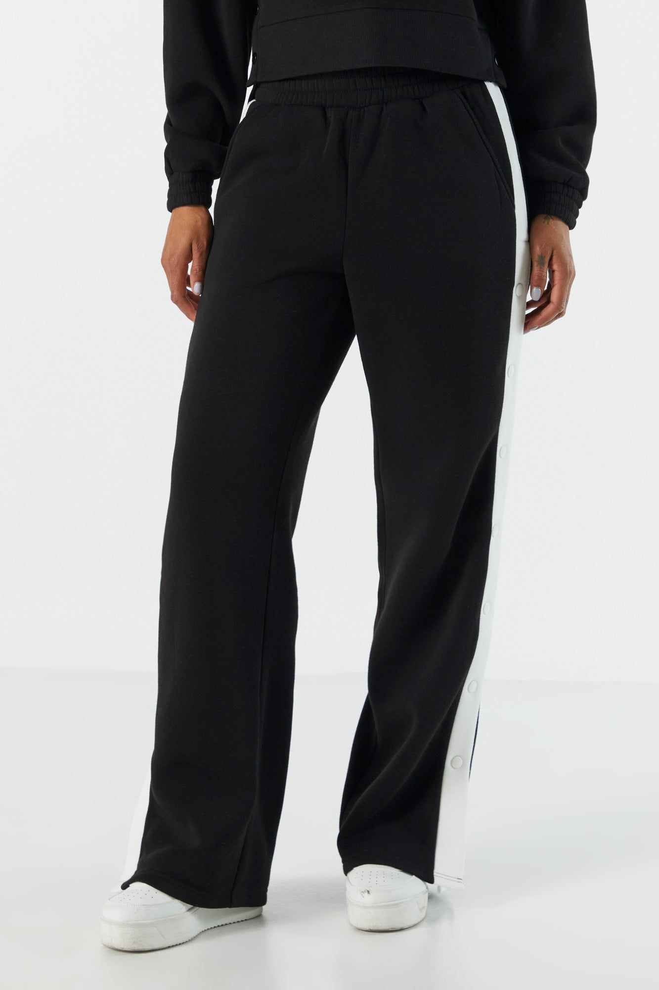 Fleece Striped Buttoned Pant sold by Urban Planet product image thumbnail 5