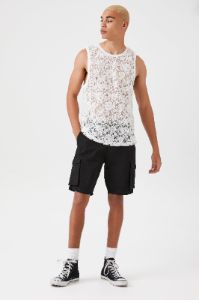 Sheer Lace Tank Top sold by Urban Planet