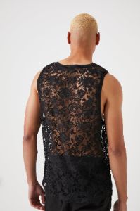 Sheer Lace Tank Top sold by Urban Planet