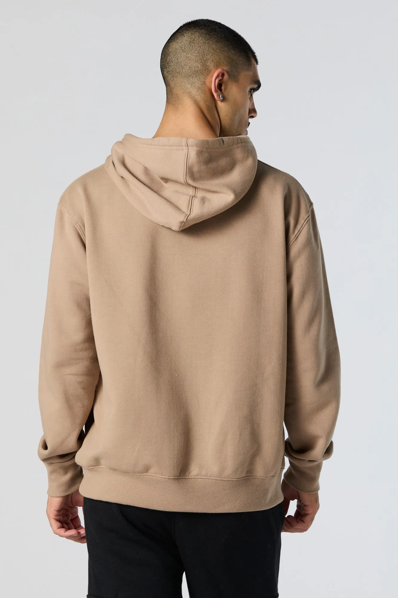 Everyday Solid Fleece Hoodie sold by Urban Planet product image thumbnail 5