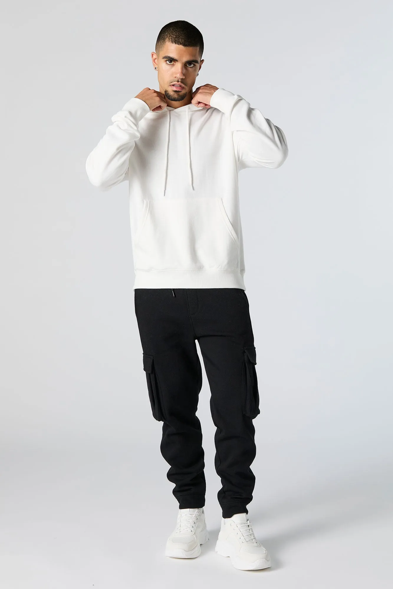 Everyday Solid Fleece Hoodie sold by Urban Planet product image thumbnail 3