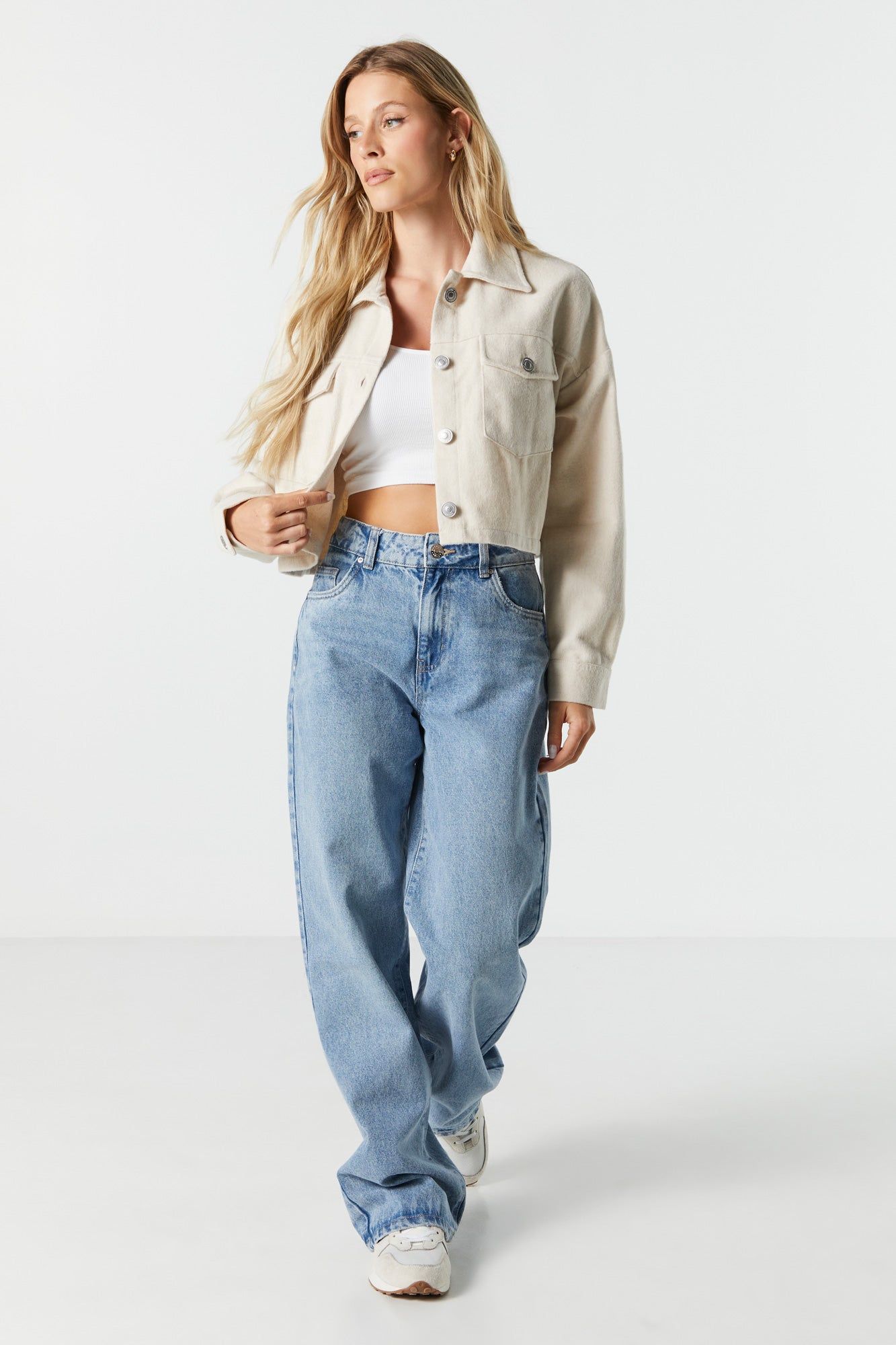 Surchemise écourtée boutonnée sold by Urban Planet product image thumbnail 3