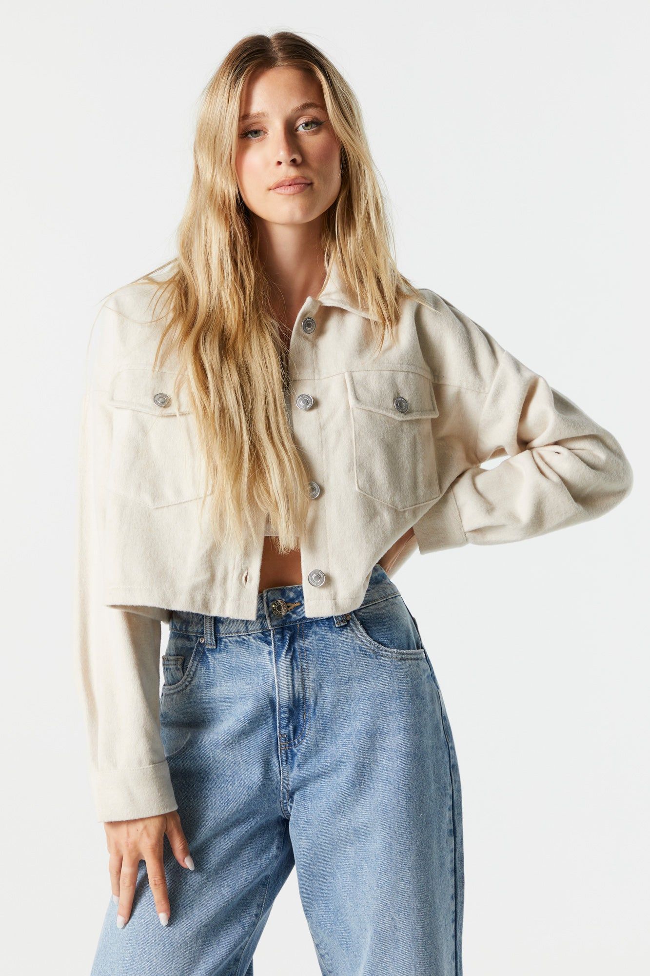 Surchemise écourtée boutonnée sold by Urban Planet product image thumbnail 4