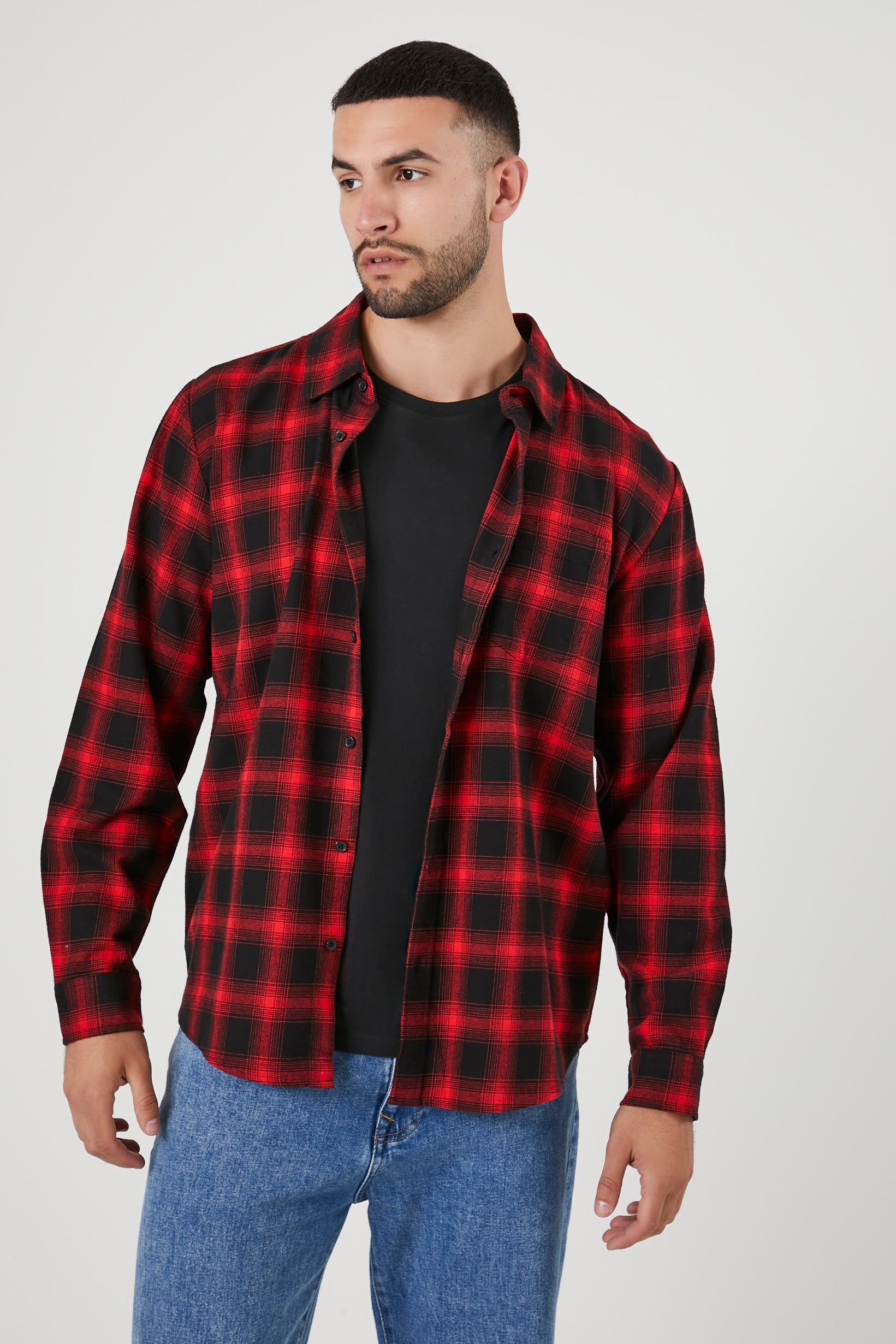Plaid Flannel Top sold by Urban Planet