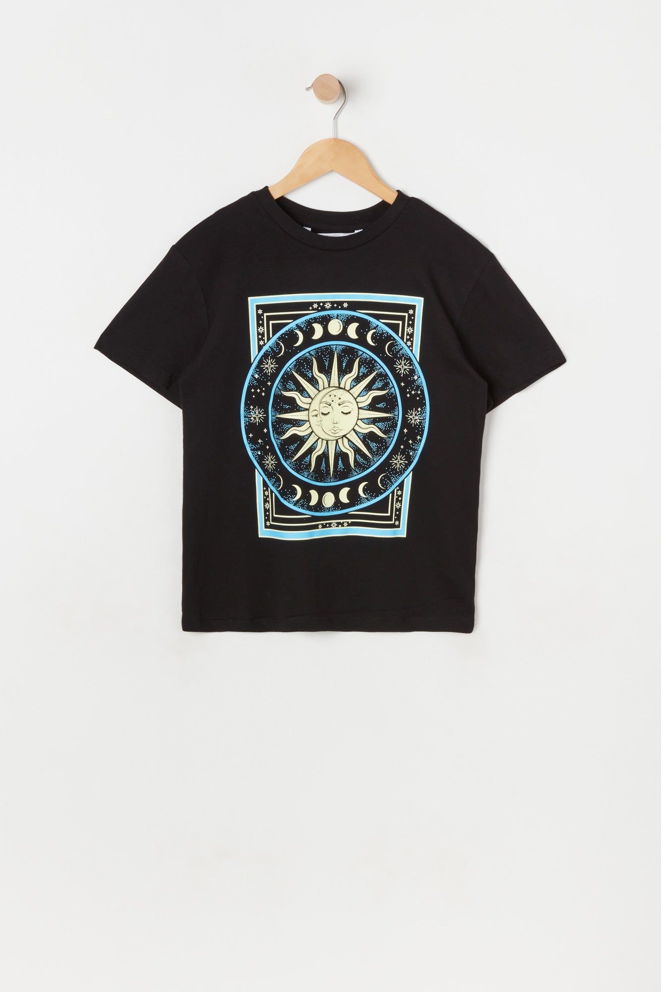 Girls Mystic Sun And Moon Graphic Boyfriend T-Shirt sold by Urban Planet