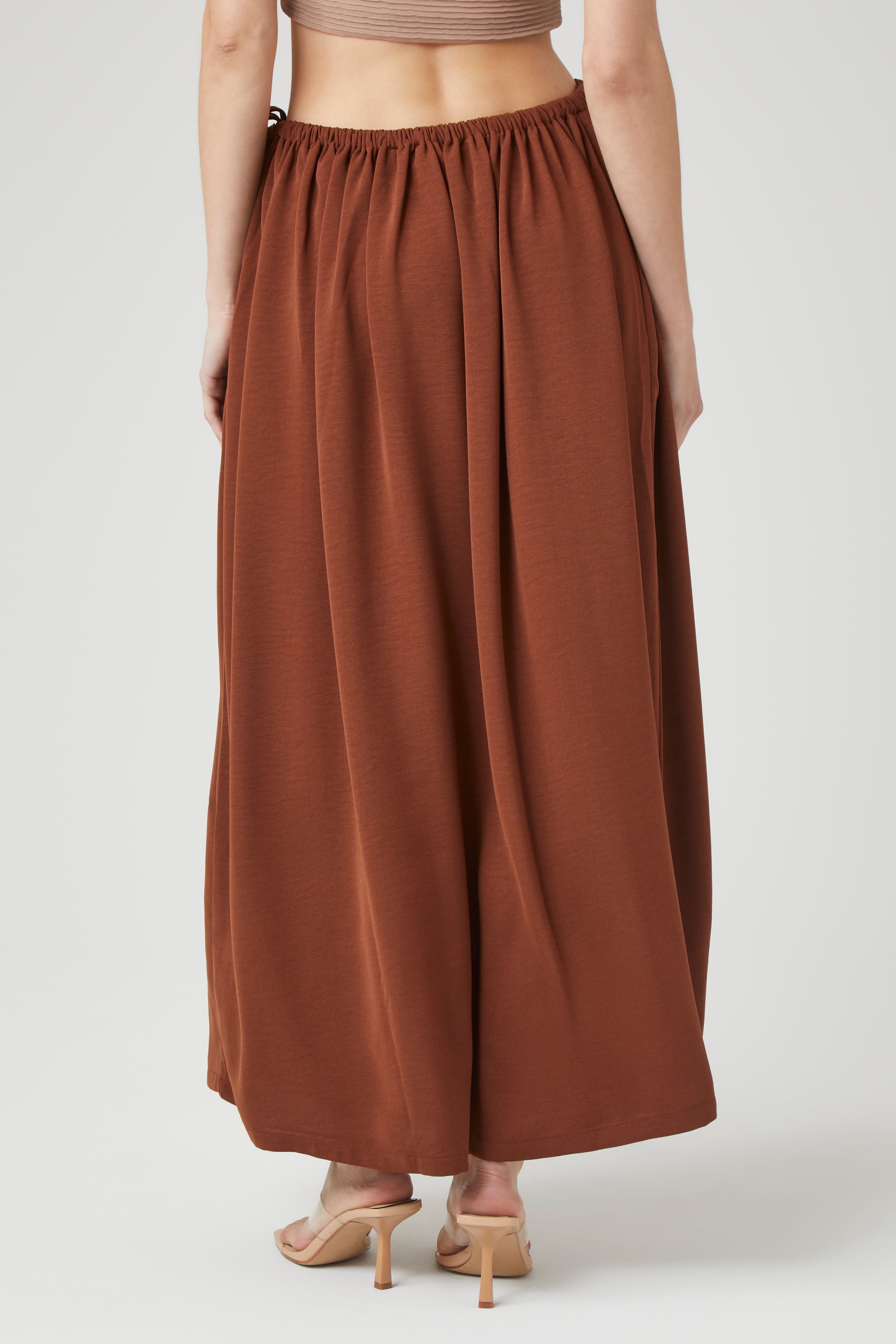 Jupe maxi en crêpe à taille coulissante sold by Urban Planet product image thumbnail 4