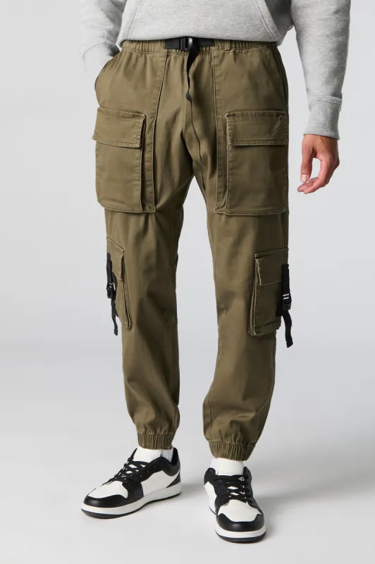 Belted Utility Cargo Jogger sold by Urban Planet
