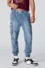 Vintage Wash Denim Cargo Jogger sold by Urban Planet