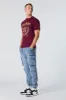 Vintage Wash Denim Cargo Jogger sold by Urban Planet