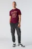 Vintage Wash Denim Cargo Jogger sold by Urban Planet