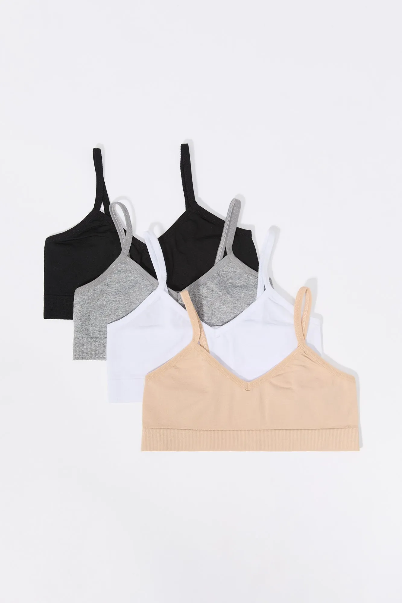 Girls Seamless Bralette (4 Pack) sold by Urban Planet product image thumbnail 3