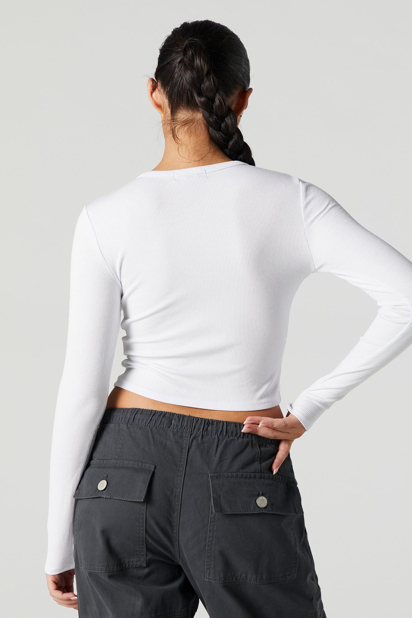 Haut court à manches longues avec imprimé Motorcycle sold by Urban Planet product image thumbnail 4