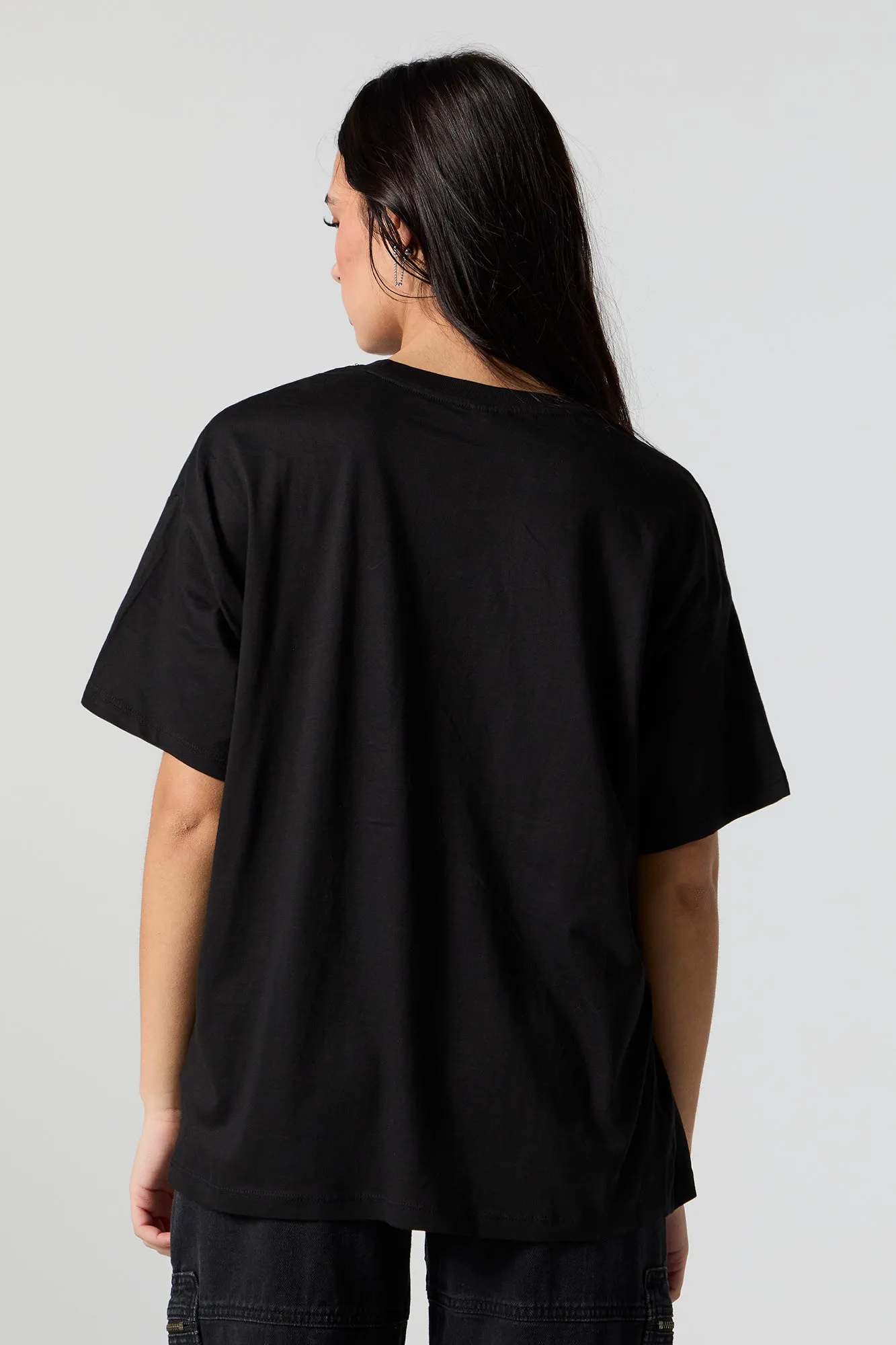 Kuromi Graphic Boyfriend T-Shirt sold by Urban Planet product image thumbnail 4