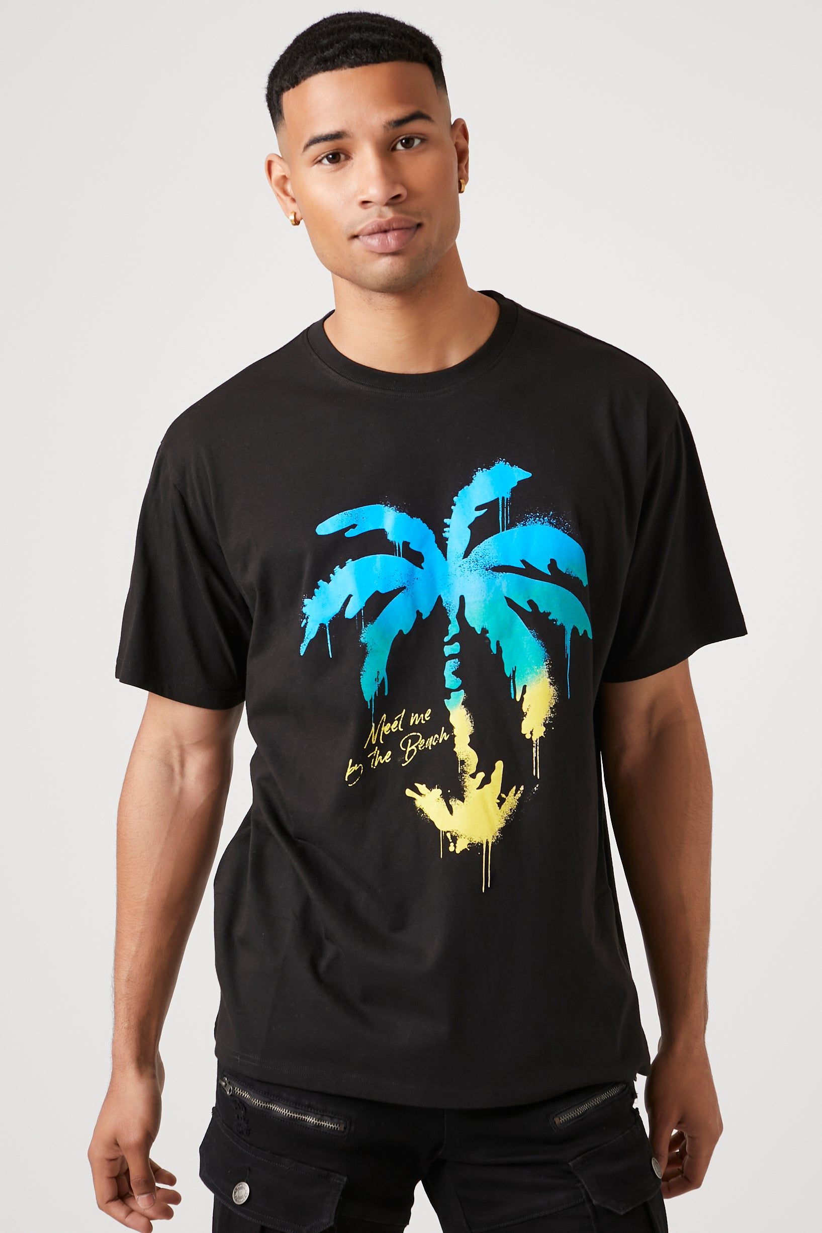 T-shirt à imprimé Meet Me By The Beach sold by Urban Planet