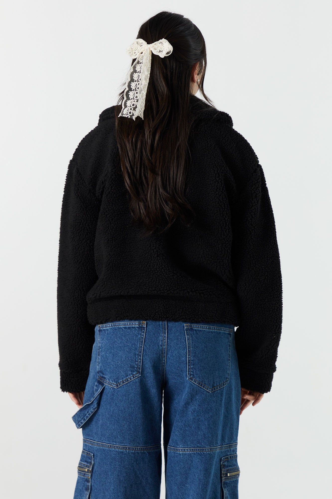 Zip-Up Teddy Coat sold by Urban Planet product image thumbnail 6