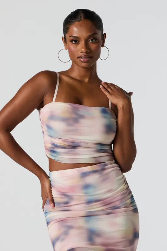 Débardeur court en filet ruché sold by Urban Planet