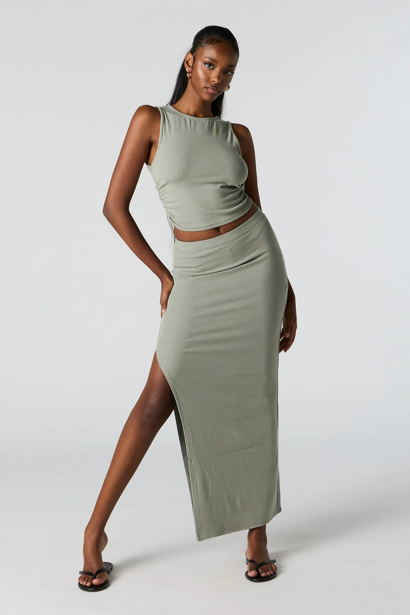 Débardeur côtelé cintré sur les côtés sold by Urban Planet product image thumbnail 3