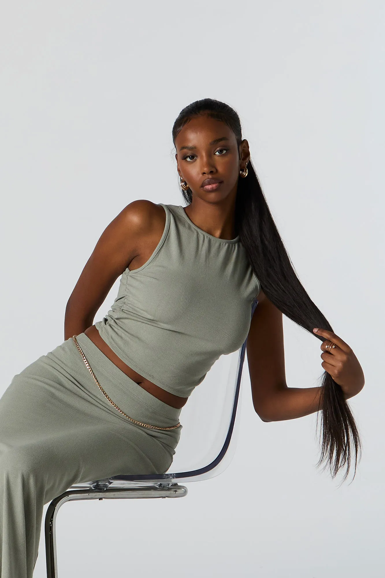 Débardeur côtelé cintré sur les côtés sold by Urban Planet