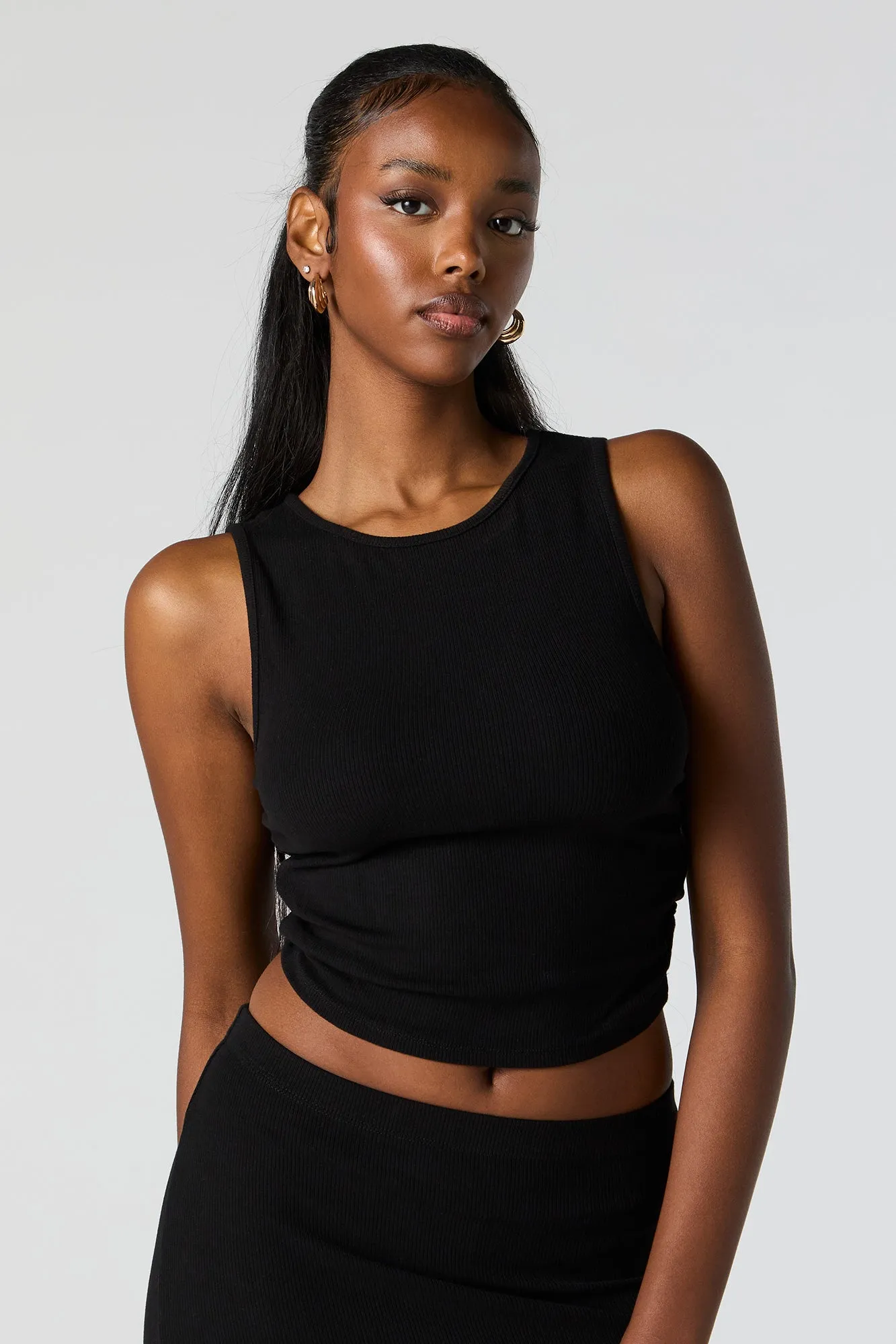 Débardeur côtelé cintré sur les côtés sold by Urban Planet product image thumbnail 5