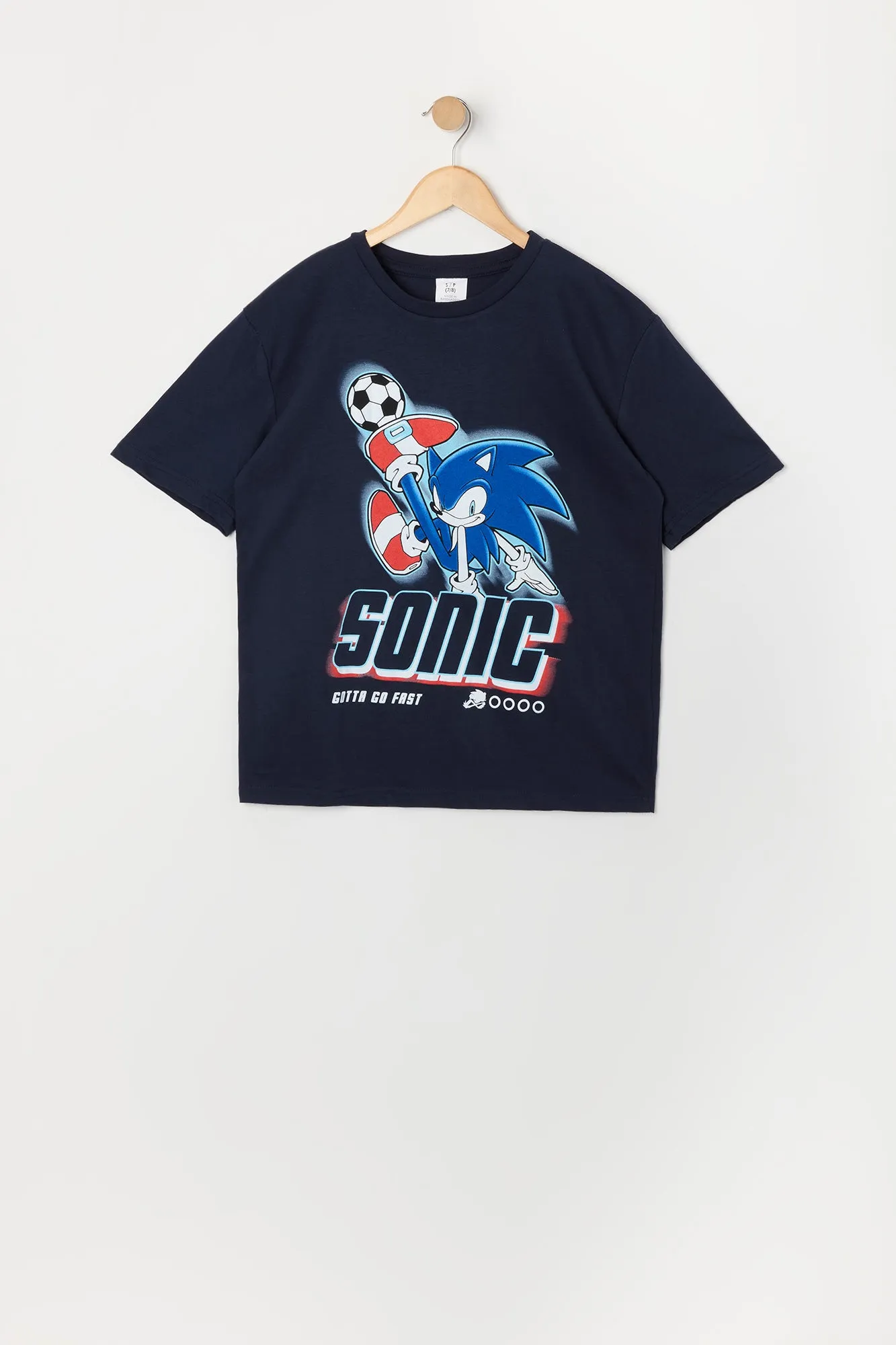 T-shirt à imprimé Sonic Soccer pour garçons sold by Urban Planet