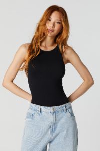 Seamless Ribbed Sleeveless Bodysuit sold by Urban Planet