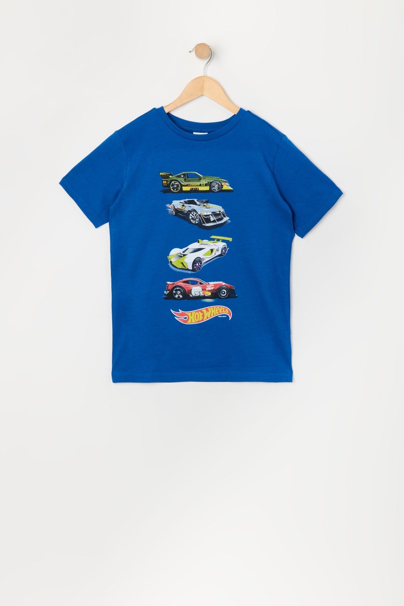 Boys Hot Wheels™ Blue Graphic T-Shirt sold by Urban Planet