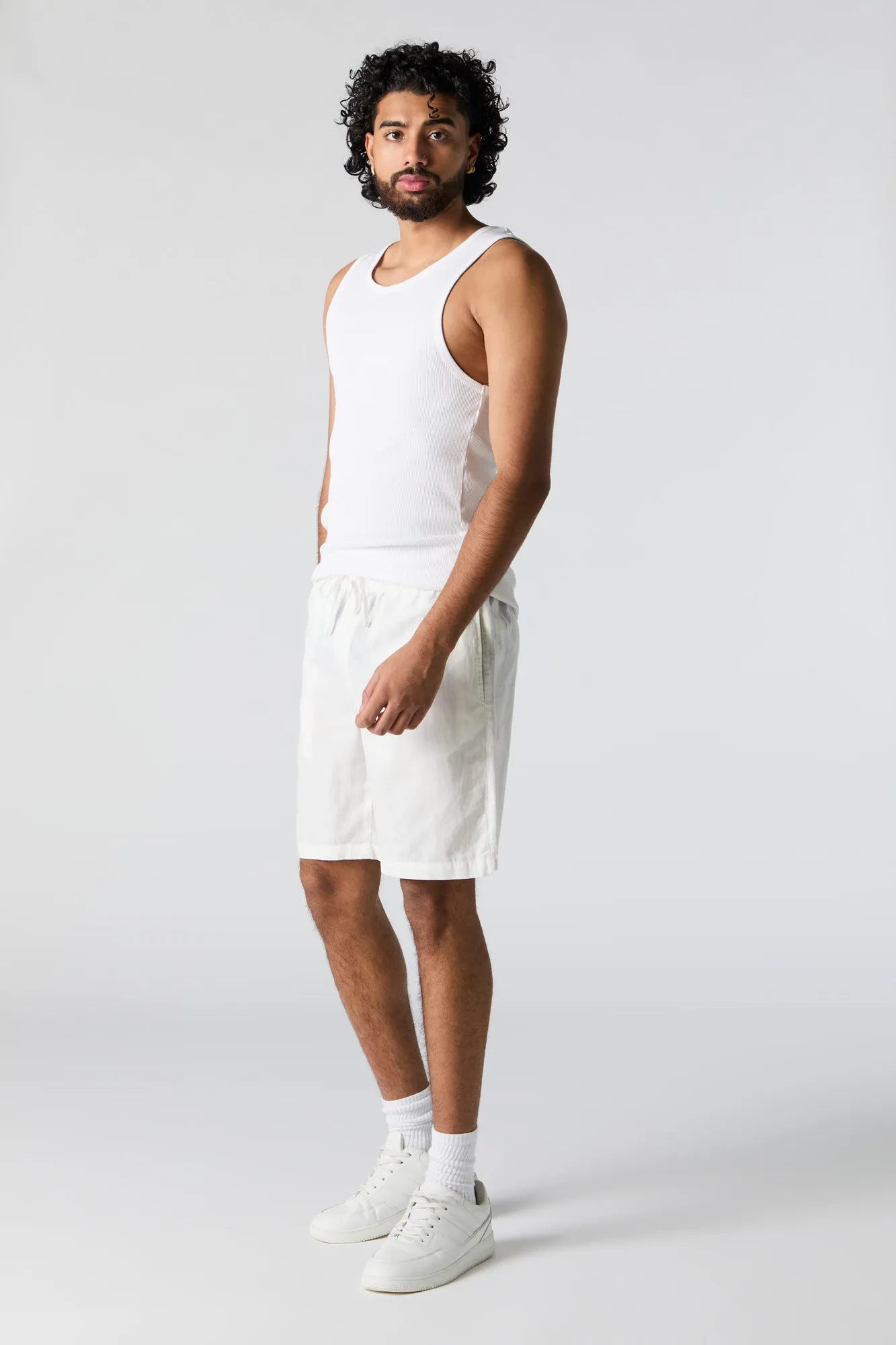 Linen Mid Length Short sold by Urban Planet product image thumbnail 3