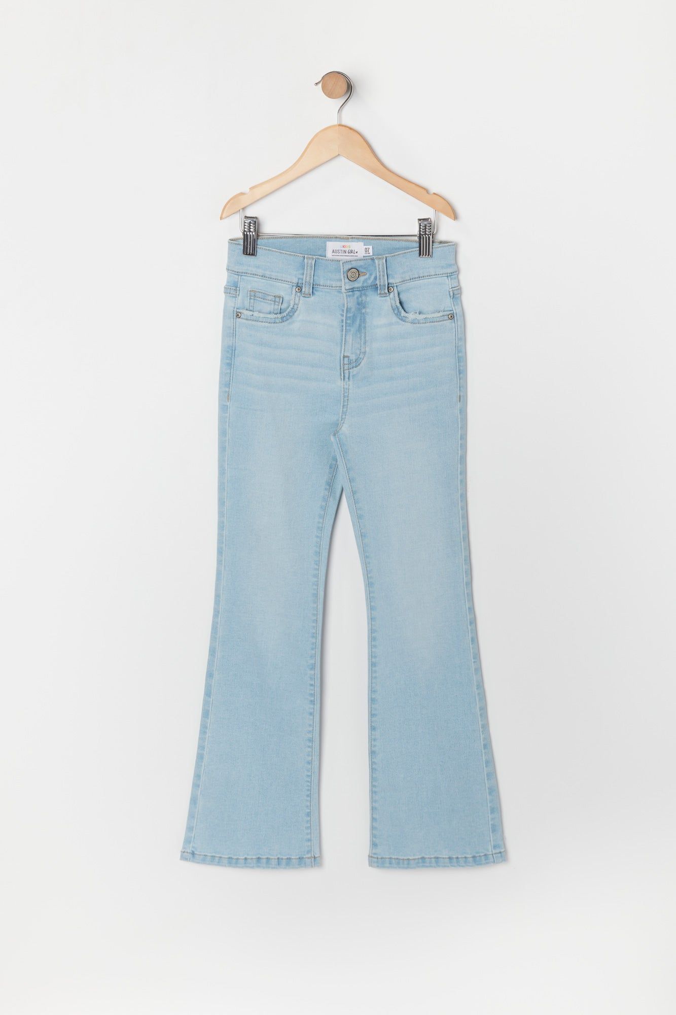 Girls Austin Light Wash Flare Jean sold by Urban Planet