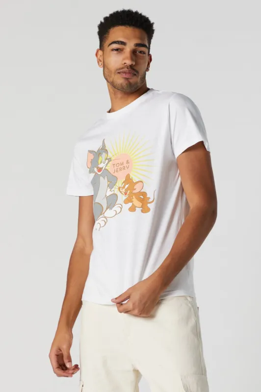 T-shirt à imprimé Tom & Jerry sold by Urban Planet