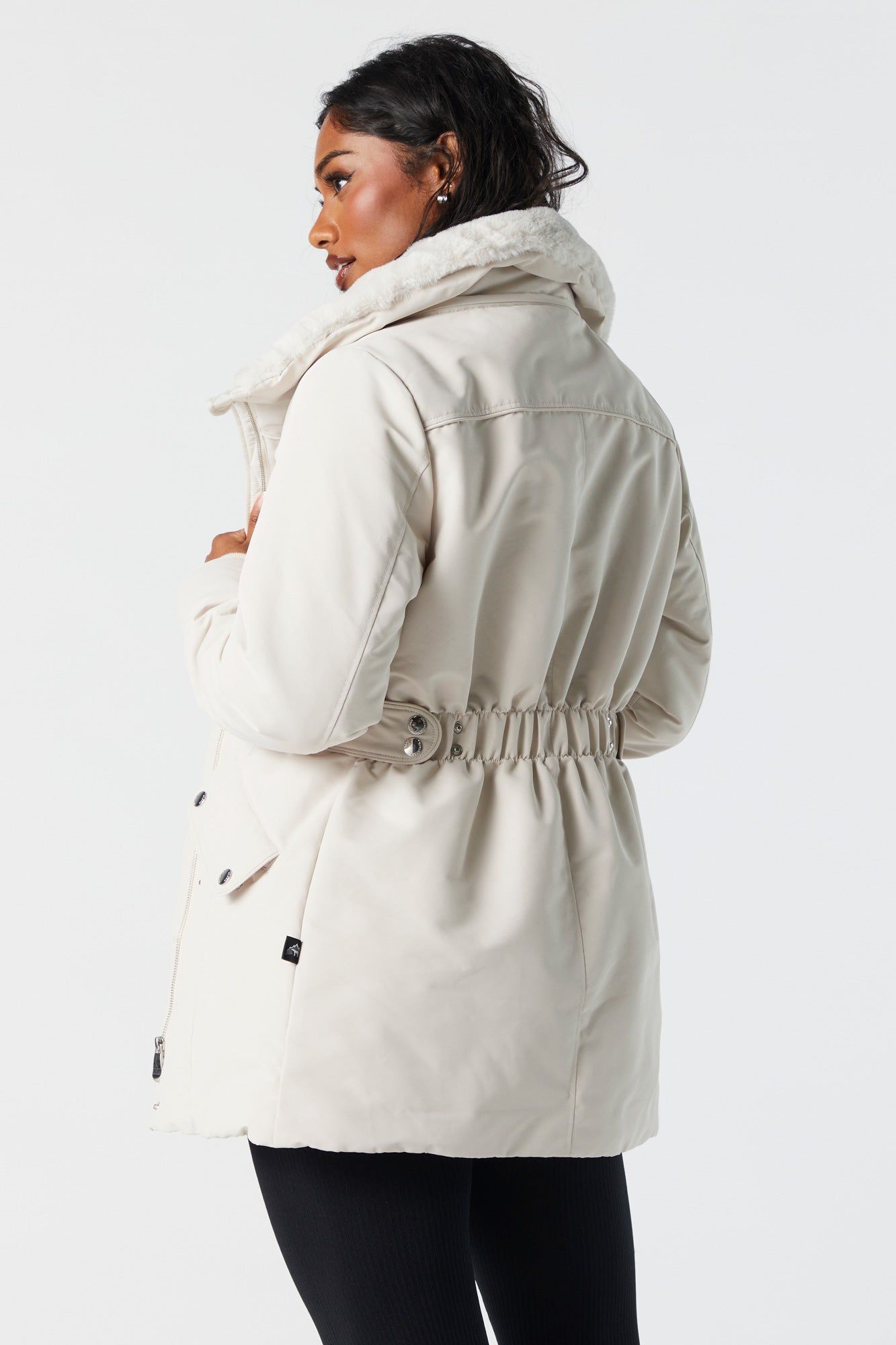 Faux Fur Lined Jacket sold by Urban Planet product image thumbnail 4