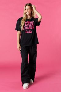 Barbie™ The Movie Black Graphic Boyfriend T-Shirt sold by Urban Planet