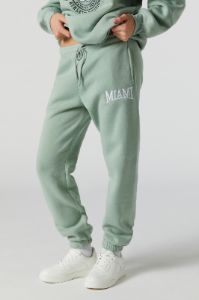 Jogger en molleton avec motif brodé Miami sold by Urban Planet