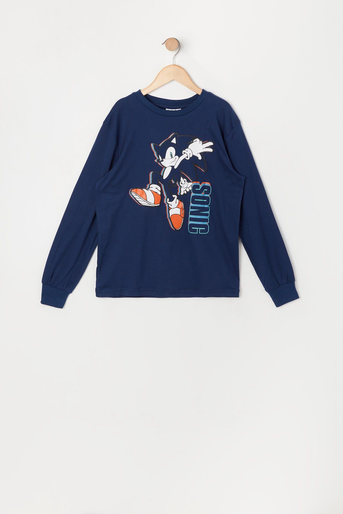 Boys Sonic Graphic 2 Piece Pajama Set sold by Urban Planet product image thumbnail 2