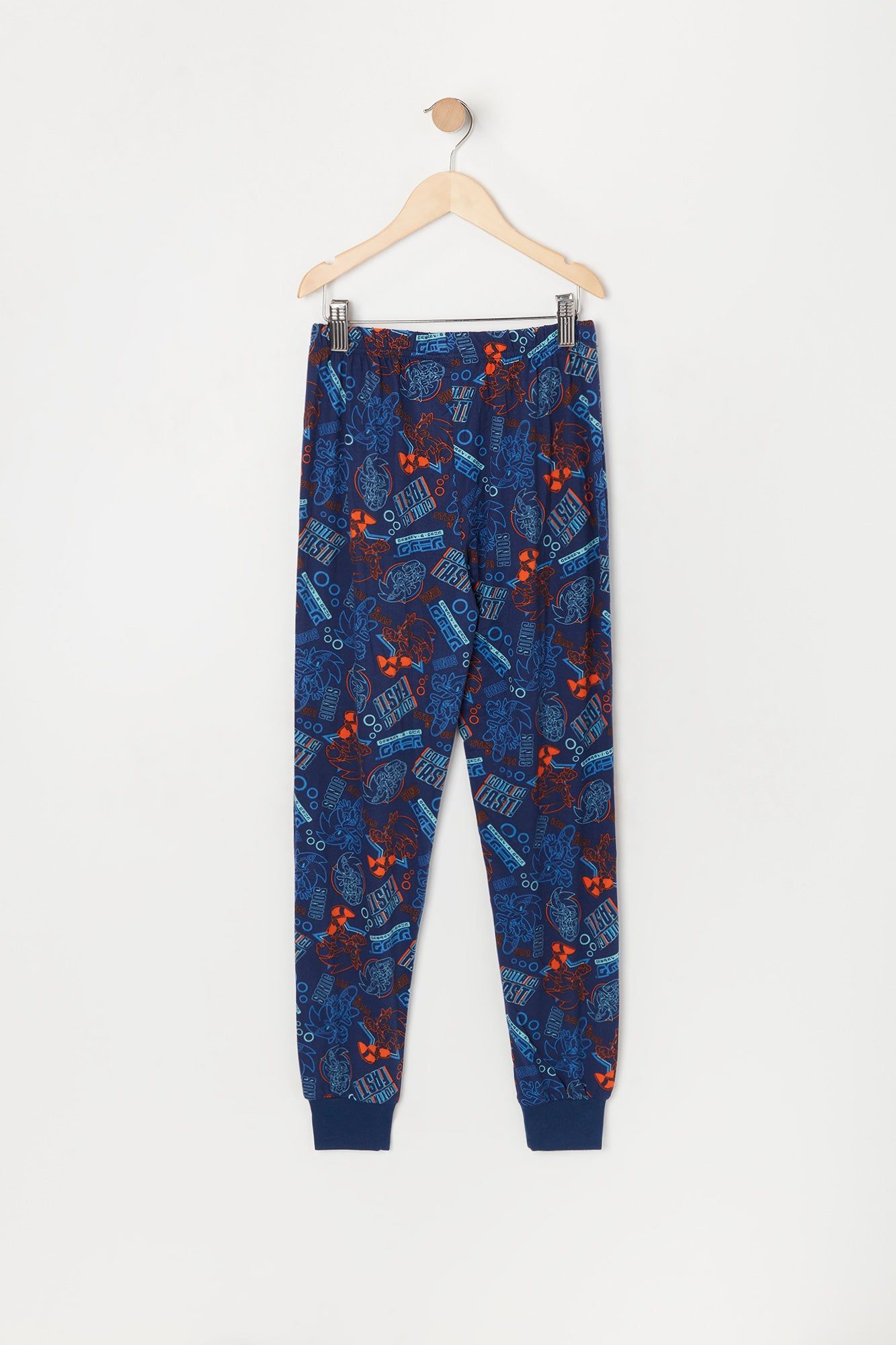 Boys Sonic Graphic 2 Piece Pajama Set sold by Urban Planet product image thumbnail 4