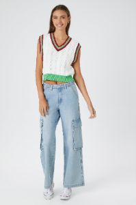 Gilet rayé de style universitaire sold by Urban Planet